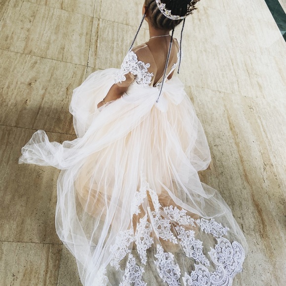 Toddler Flowergirl Dress - Picture 3 of 4